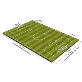 آشنایی با ابعاد و نقاط بحرانی زمین فوتبال استاندارد