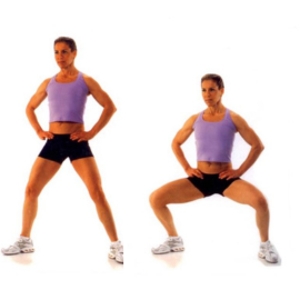 اسکوات پا باز