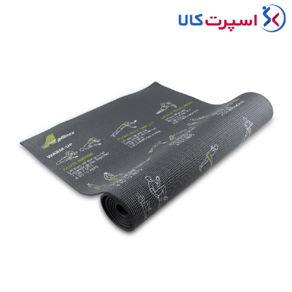 مت یوگا پی وی سی 6 میلی‌متری Agilinex