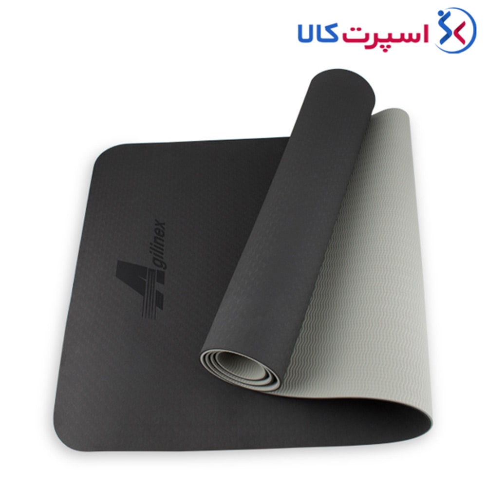 مت یوگا 6 میلی‌متری دورنگ Agilinex