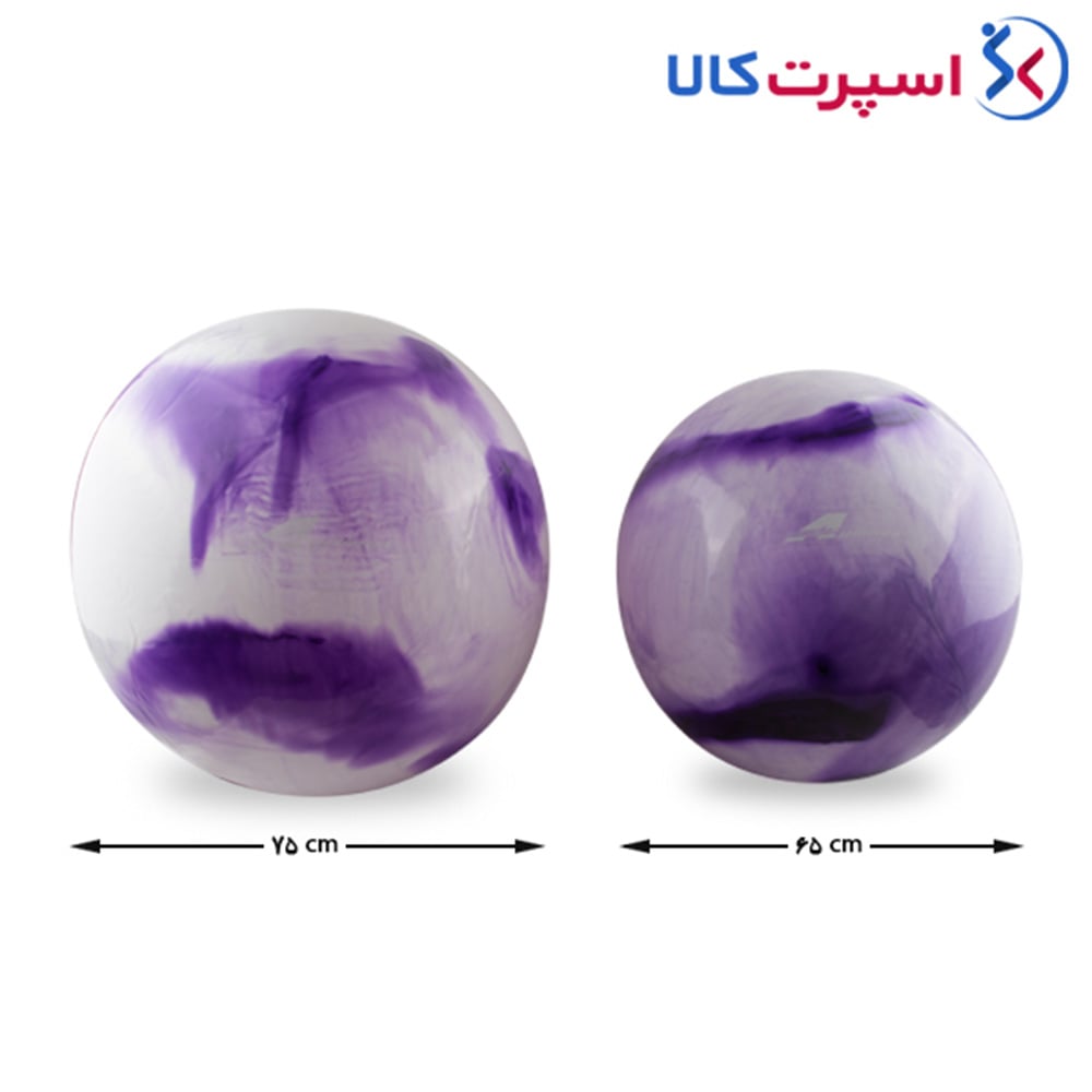 جیم بال مرمری 75 سانتی‌متری Agilinex