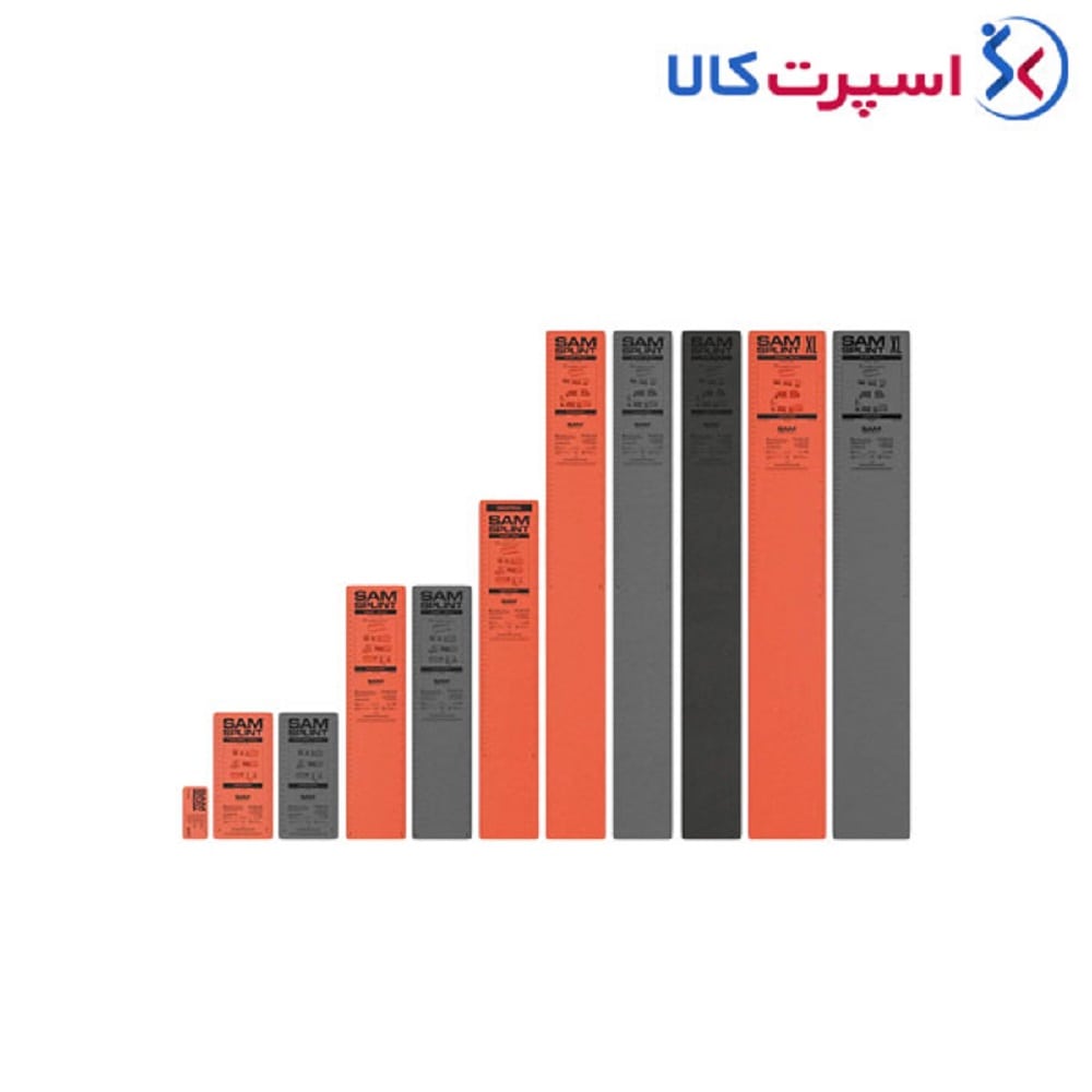 آتل آلومینیومی پددار رولی SamSplint